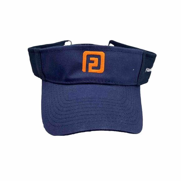 Footjoy FJ Visor Hat Cap Strap Back Blue Orange Golf Ajustable Outdoors Unisex - Picture 1 of 8